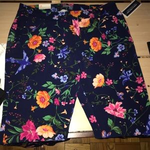 Floral pants old navy with tags
